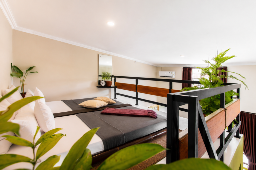 Twin Bed tzyno cottage yogyakarta